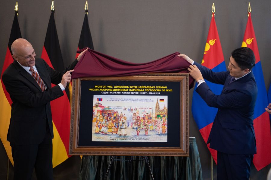 Baccp.mn - Commemorative Stamp Marks the 50th Anniversary of Diplomatic ...